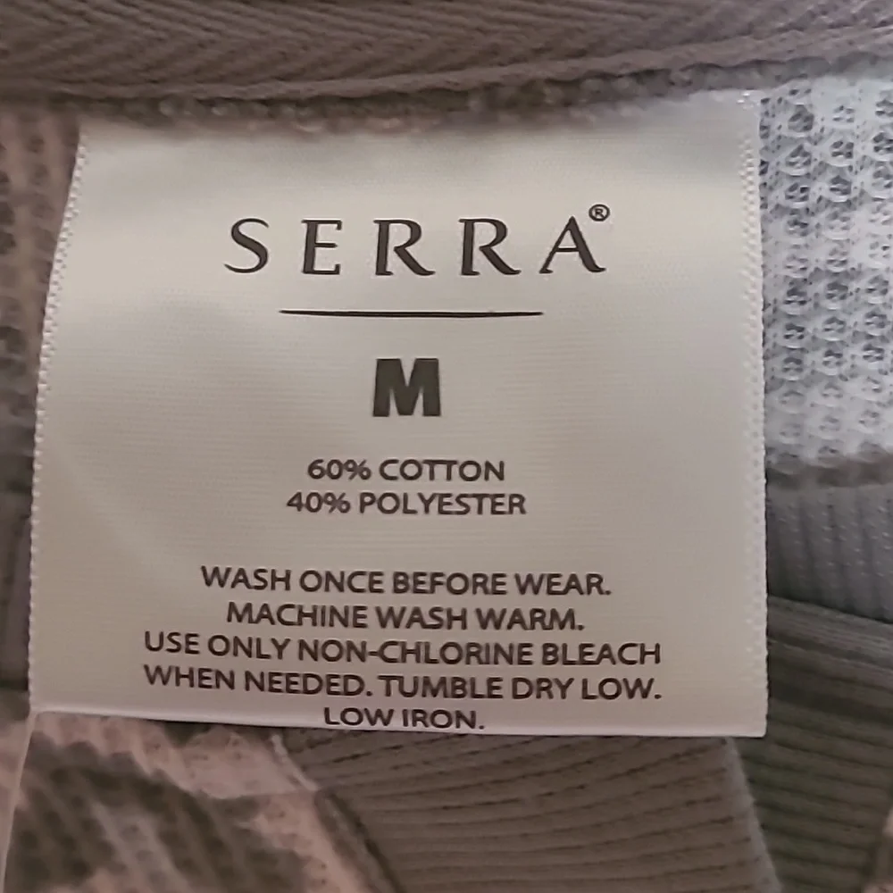 New with tags! Serra Womens Medium thermal leopard print matching pajama set